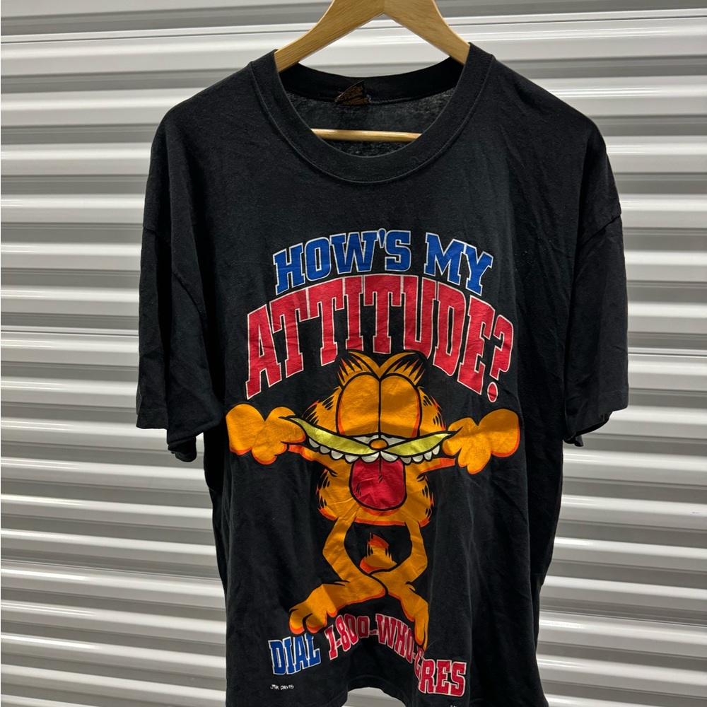 Vintage garfield t shirt